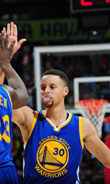 Steph Curry ties an NBA record on his first shot Wednesday